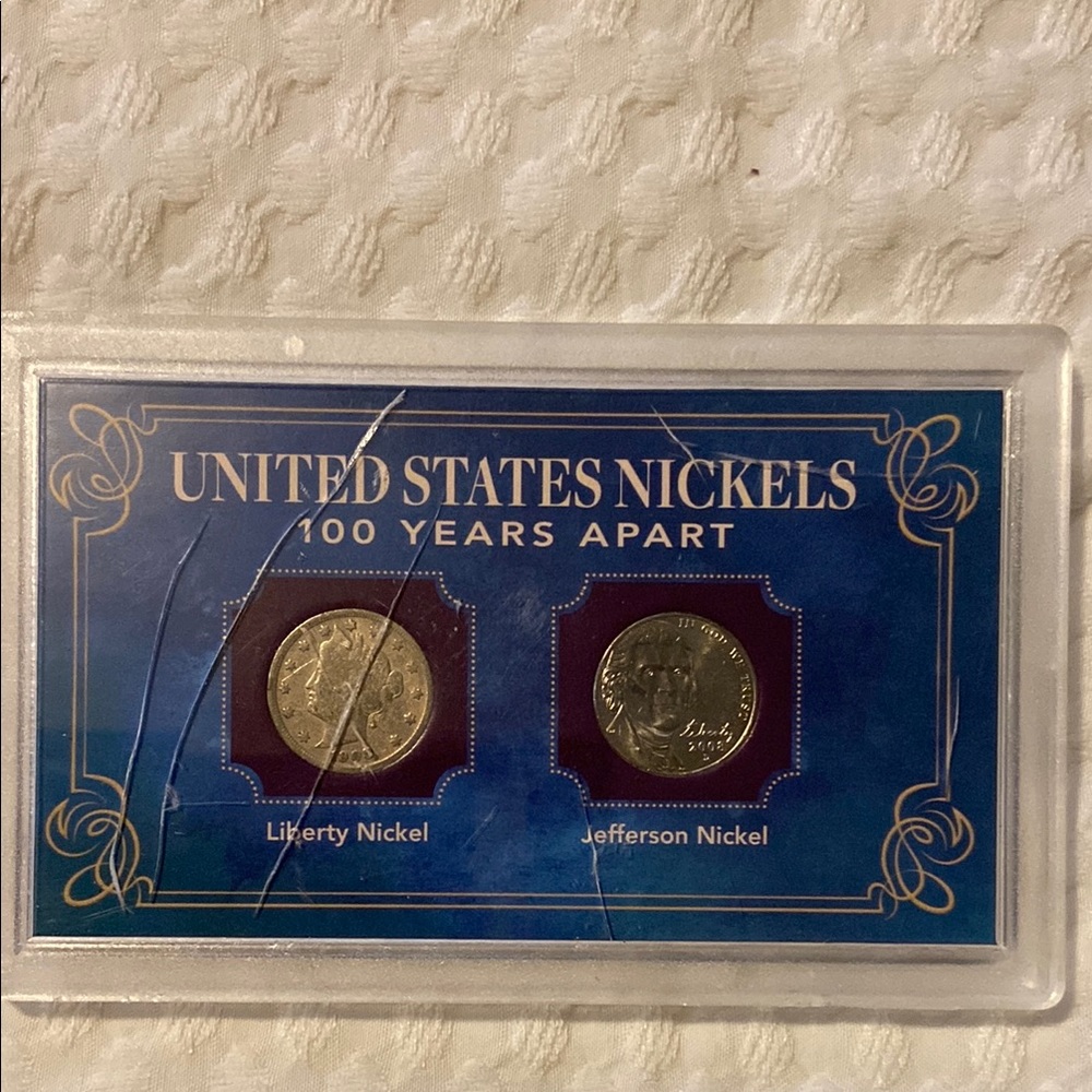 United States Nickels 100 Years Apart Set
